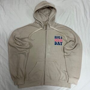 Have A Good Day Full Zip Hoodie Sweatshirt